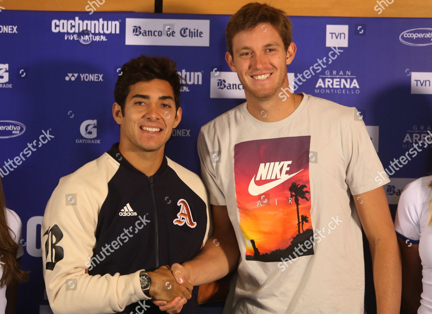 Chilean Tennis Players Christian Garin L Nicolas Editorial Stock Photo Stock Image Shutterstock