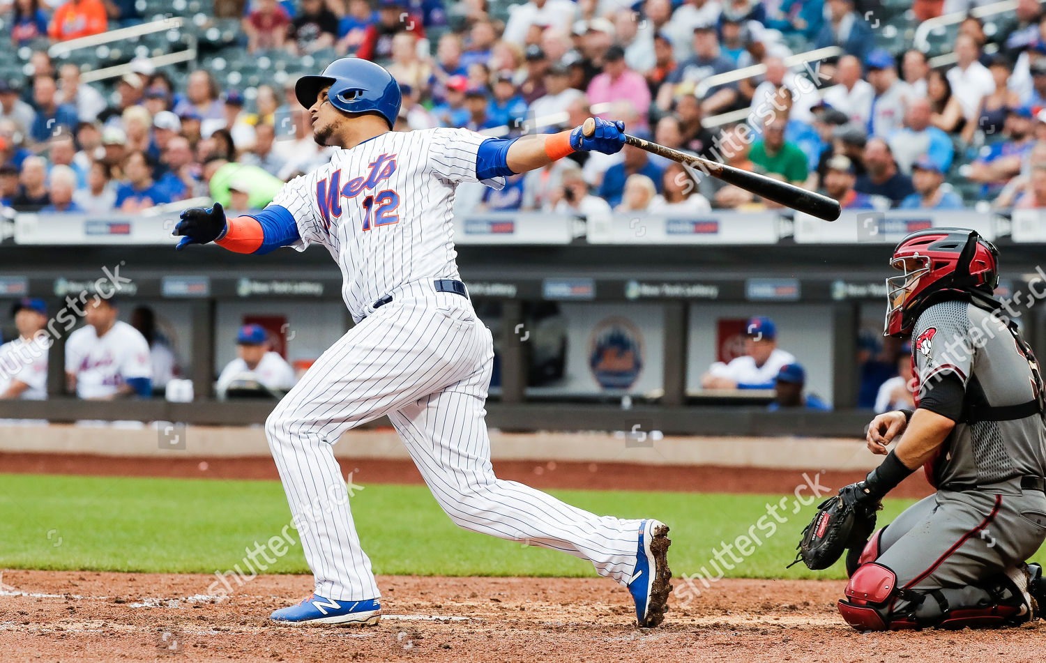 Mets Juan Lagares L Hits Grand Editorial Stock Photo - Stock Image