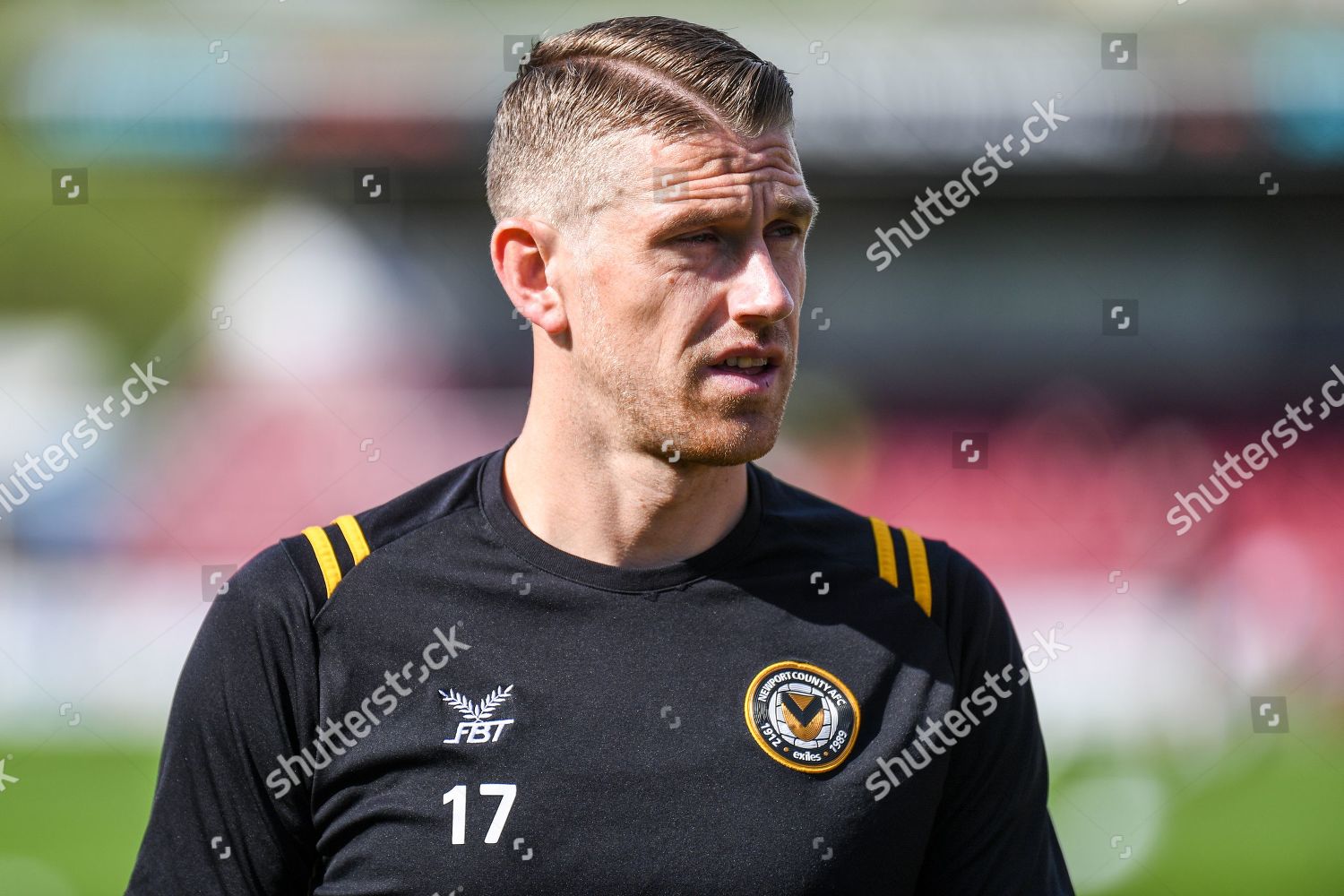 Newport County Defender Scott Bennett 17 Editorial Stock Photo - Stock ...