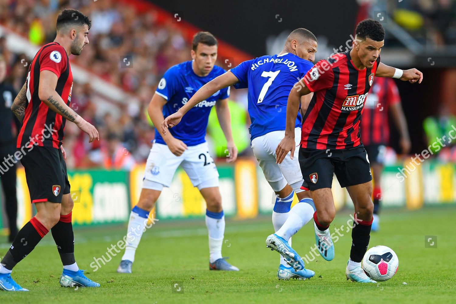 Dominic Solanke Afc Bournemouth Right Escapes Editorial Stock Photo ...