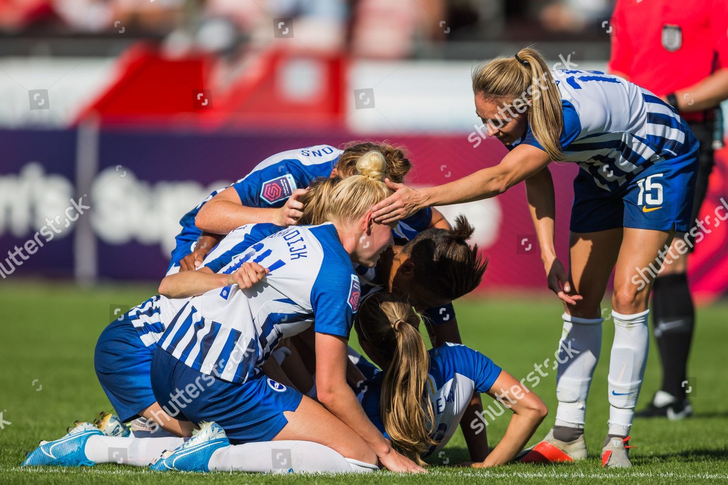 Aileen Whelan Brighton Celebrates Her Goal Editorial Stock Photo ...