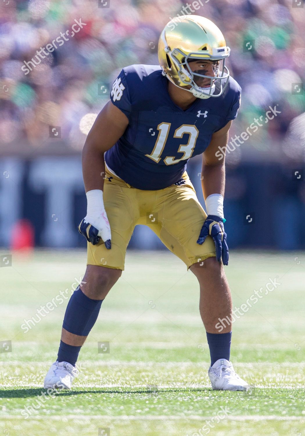 Notre Dame Safety Paul Moala 13 Editorial Stock Photo - Stock Image ...