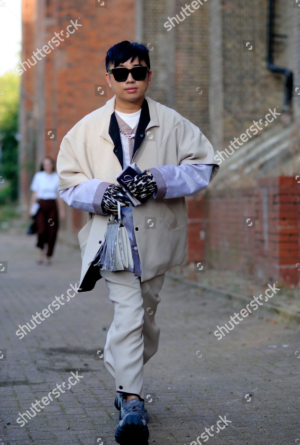 Declan Chan Arrival Simone Rocha Fashion Editorial Stock Photo - Stock ...