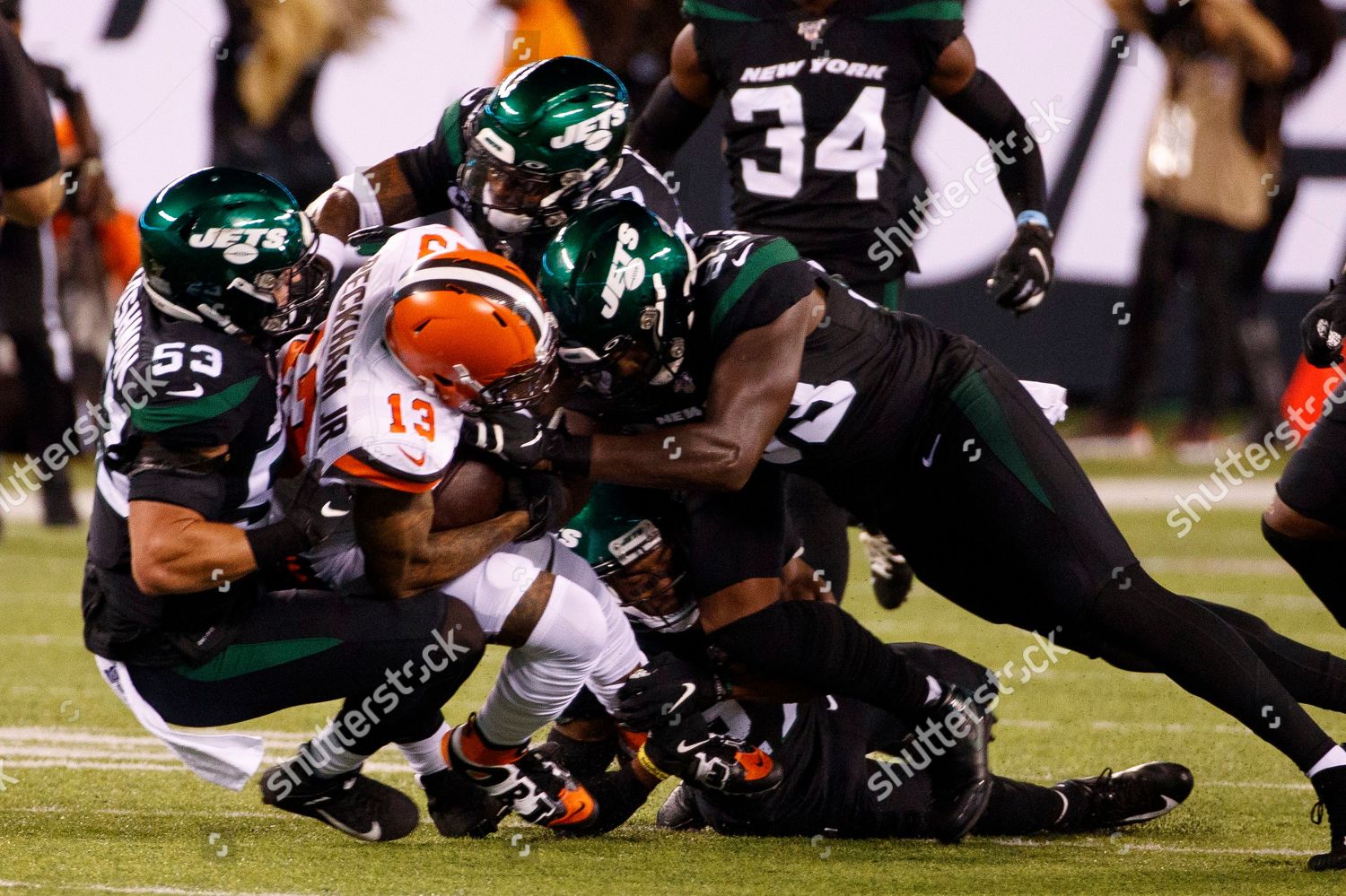 East Rutherford, New Jersey, USA. 16th Sep, 2019. Cleveland Browns