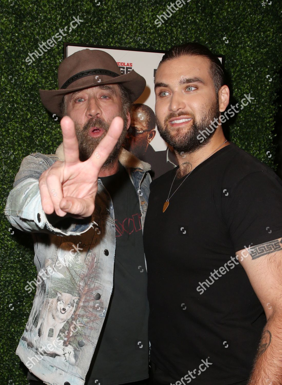 Nicolas Cage Weston Coppola Cage Editorial Stock Photo - Stock Image