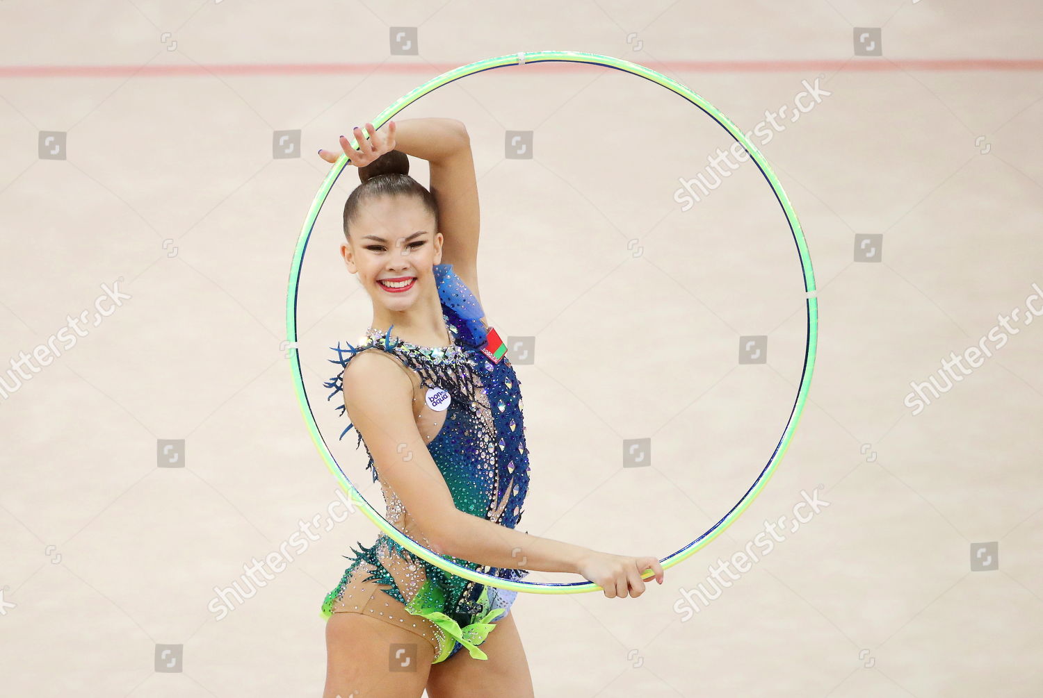 Anastasiia Salos Belarus Performs During Rhythmic Editorial Stock Photo