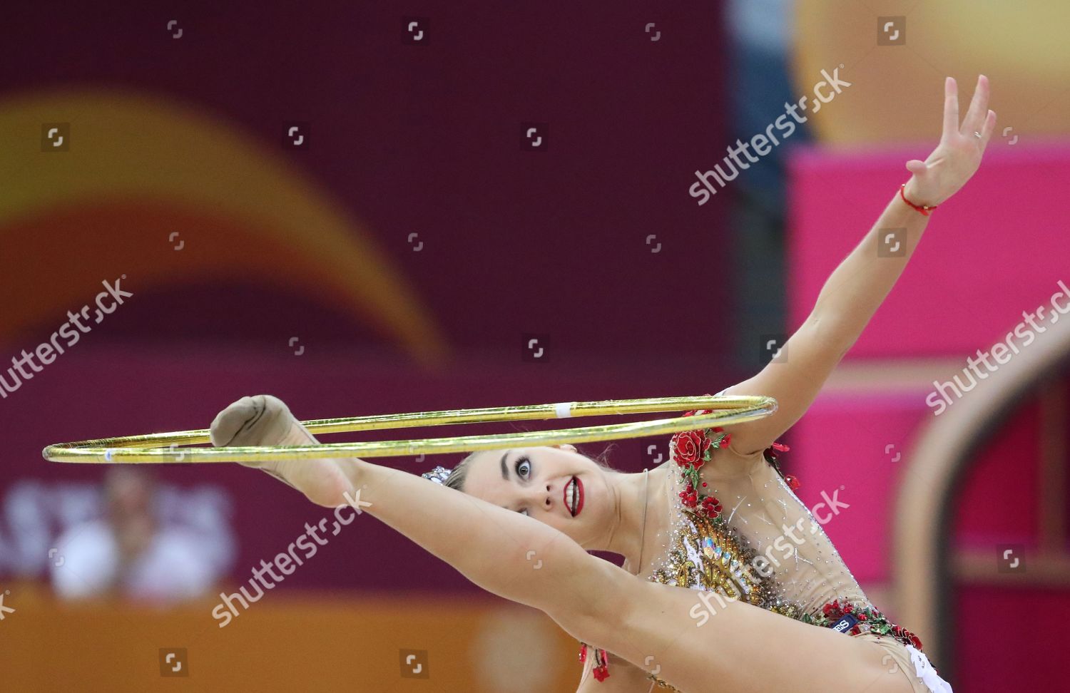 DINA AVERINA RUSSIA PERFORMS DURING RHYTHMIC Editorial Stock Photo ...