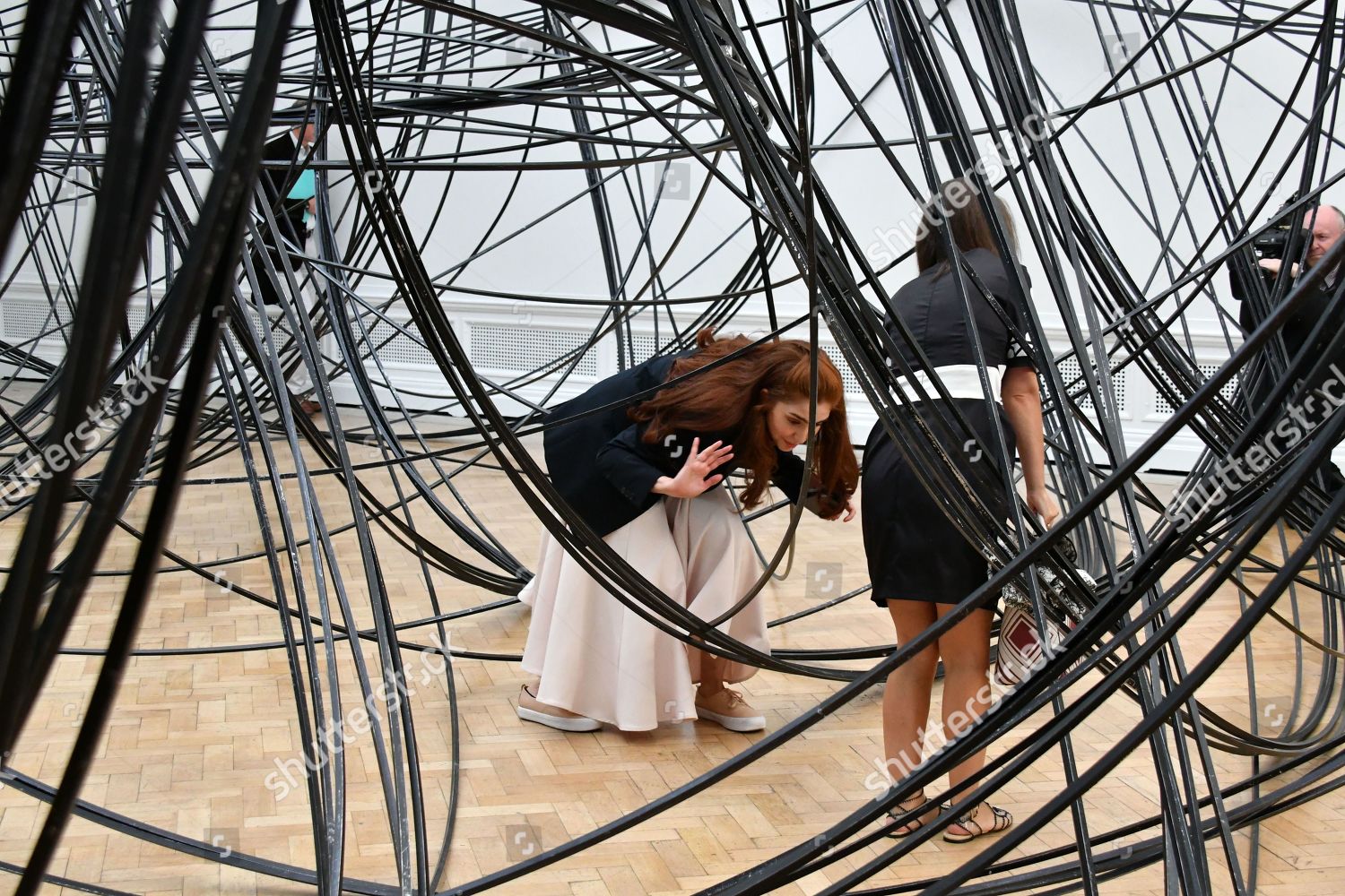 Antony Gormley Clearing VII 2019 Editorial Stock Photo