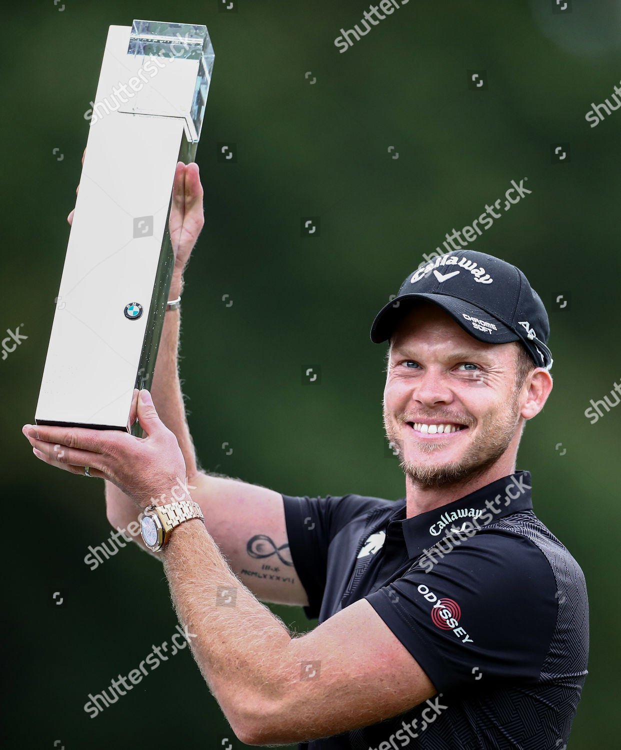 Danny Willett England Celebrates Trophy Editorial Stock Photo - Stock
