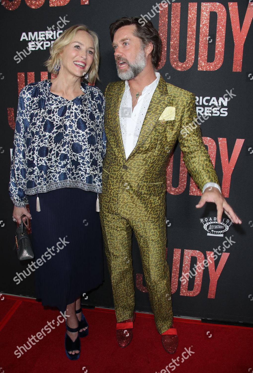 Sharon Stone Rufus Wainwright Editorial Stock Photo - Stock Image ...