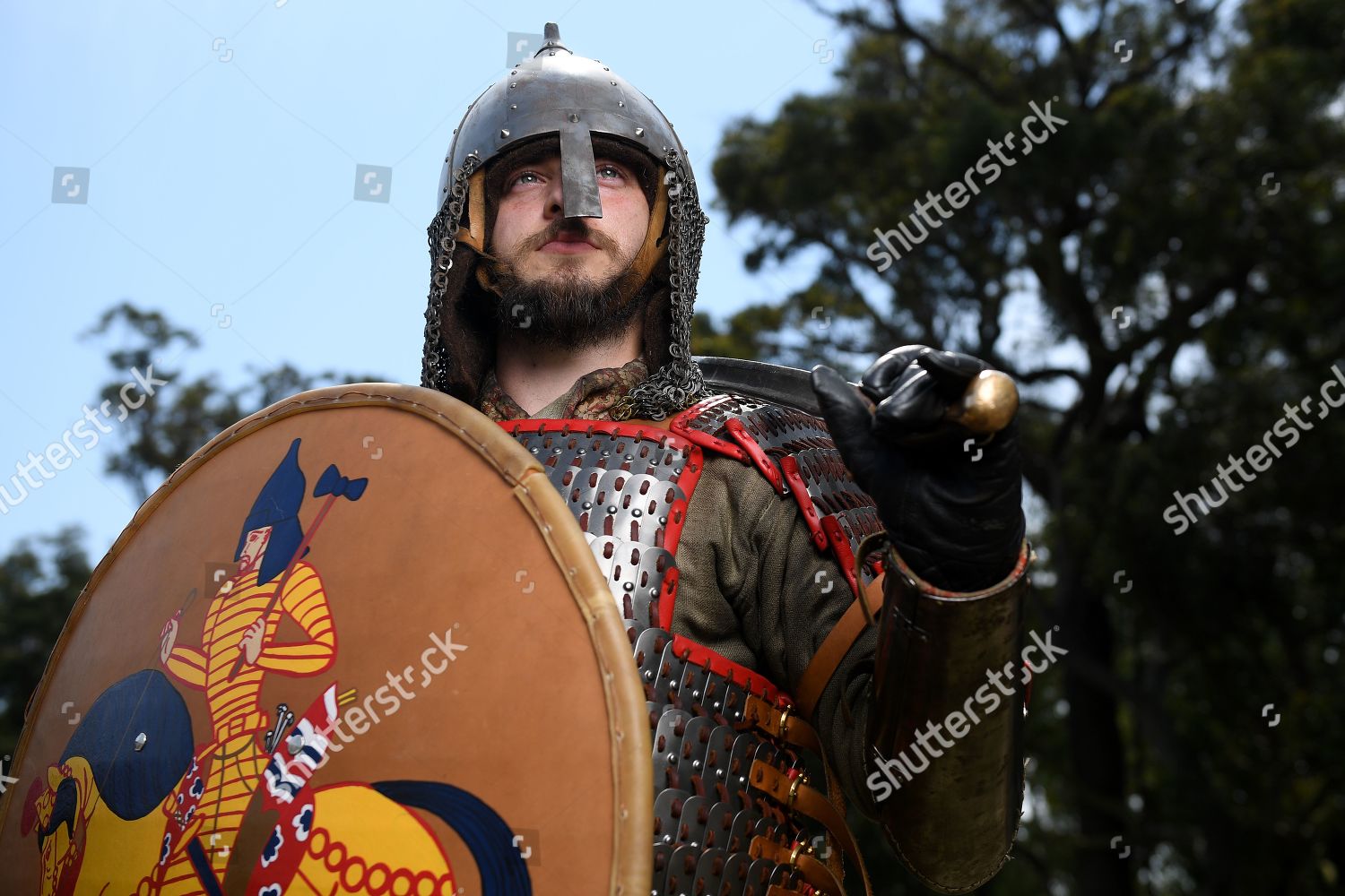 8th Century Khazar Reenactor Ben Smith Editorial Stock Photo - Stock ...