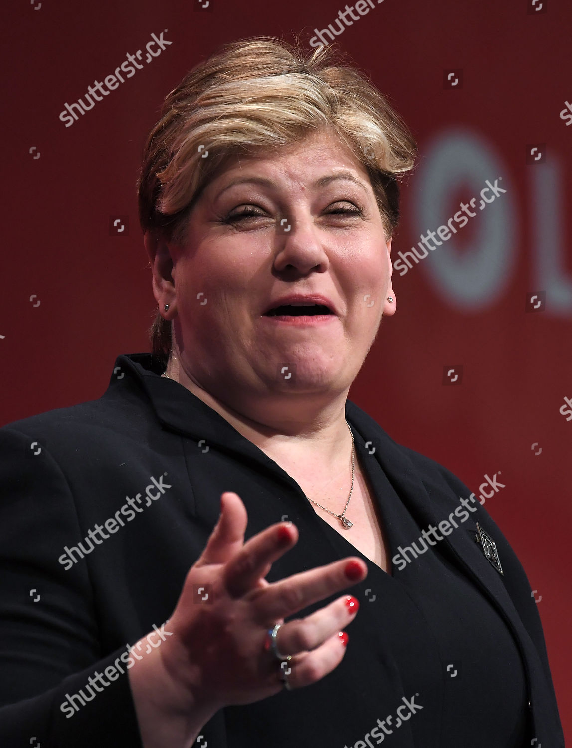 Labour Party Emily Thornberry Shadow Foreign Editorial Stock Photo ...