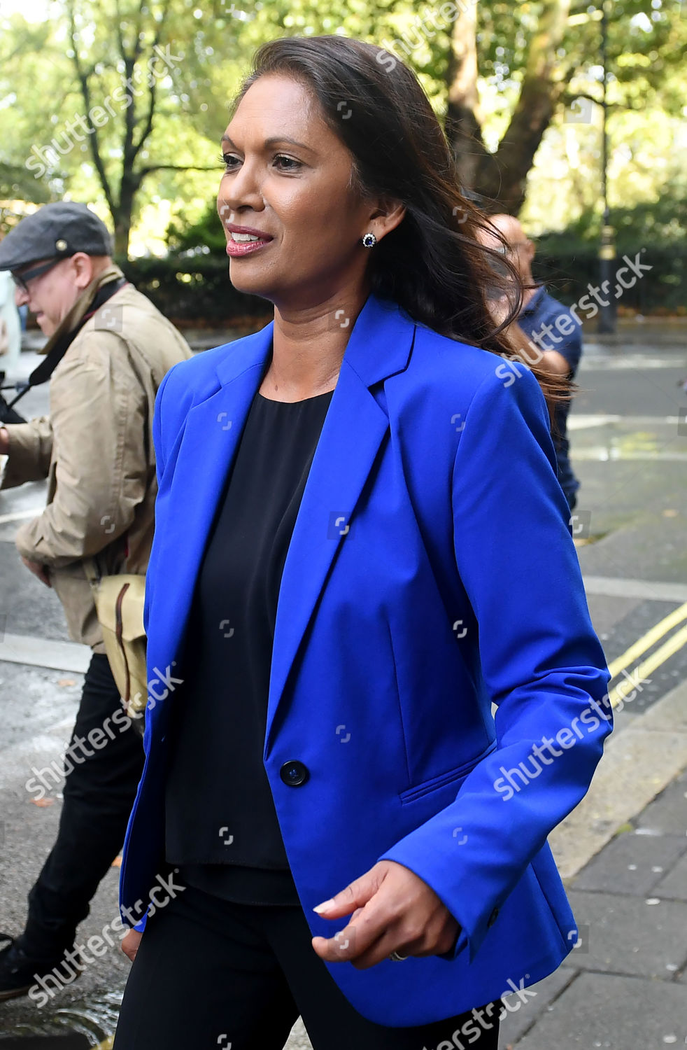 Gina Miller Leaves Millbank Studios Editorial Stock Photo - Stock Image ...