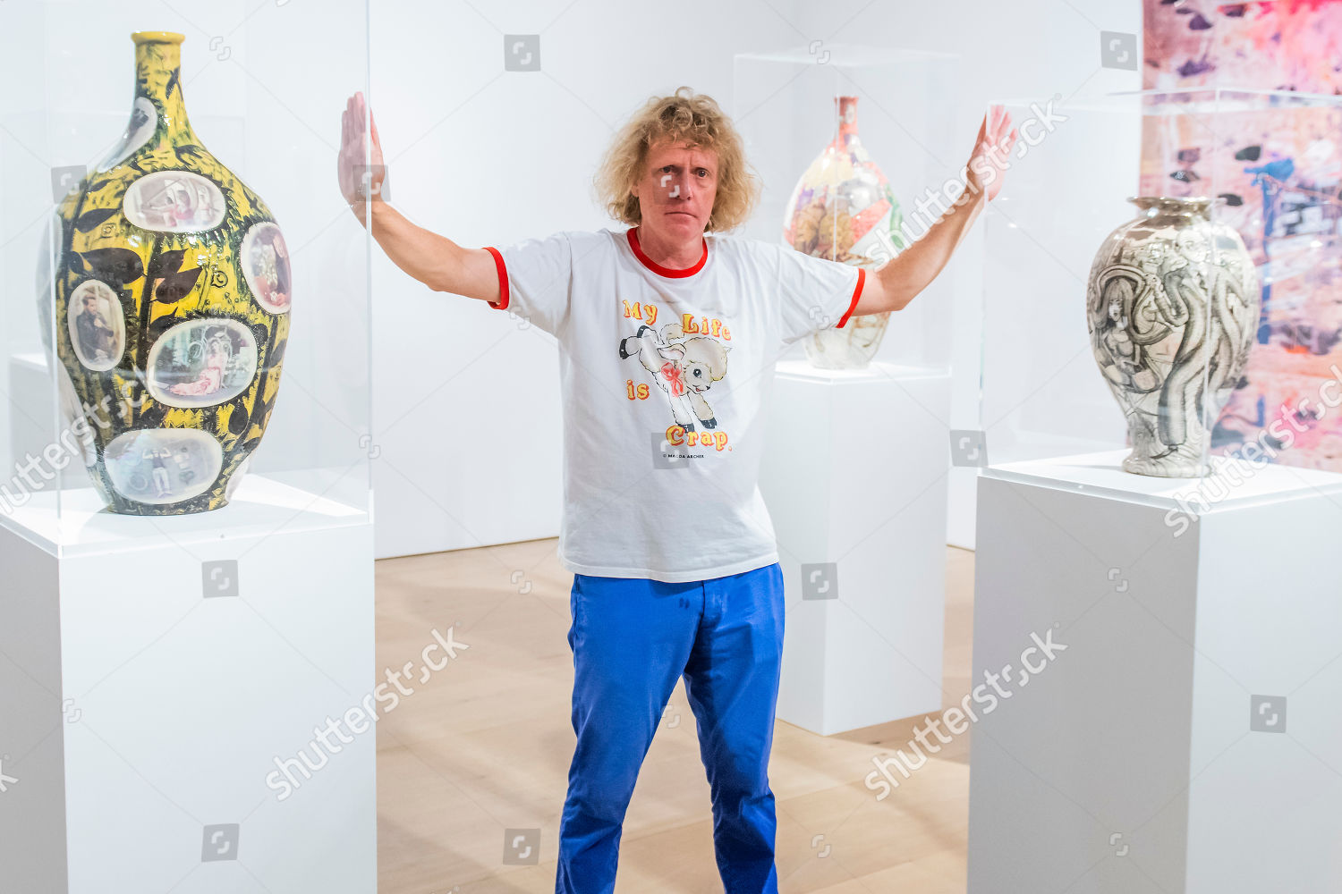 Grayson Perry Pictured Room Full His Editorial Stock Photo - Stock