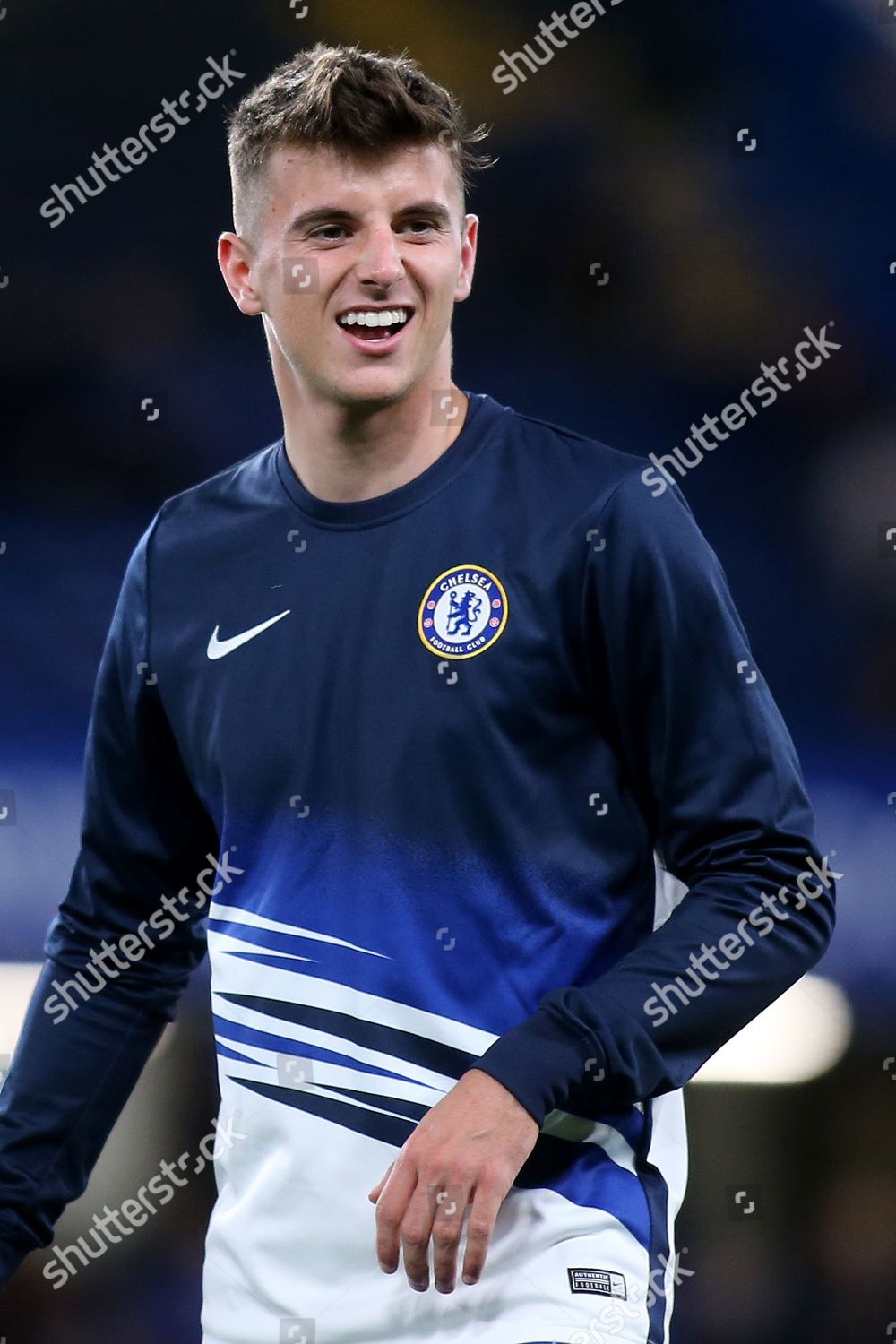 Mason Mount Chelsea Warms Ahead Kickoff Editorial Stock Photo - Stock ...