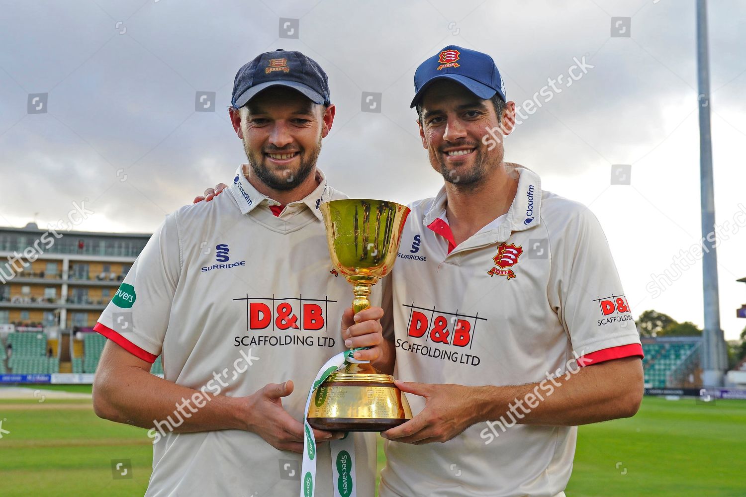 Nick Browne Essex Alastair Cook Essex Pose Editorial Stock Photo Stock Image Shutterstock