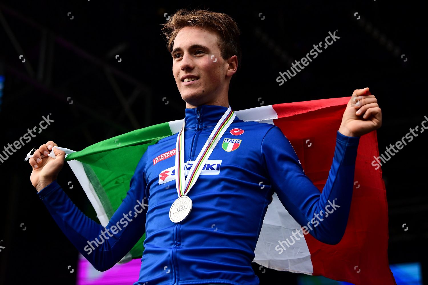 Alessio Martinelli Italy On Podium After Editorial Stock Photo - Stock ...