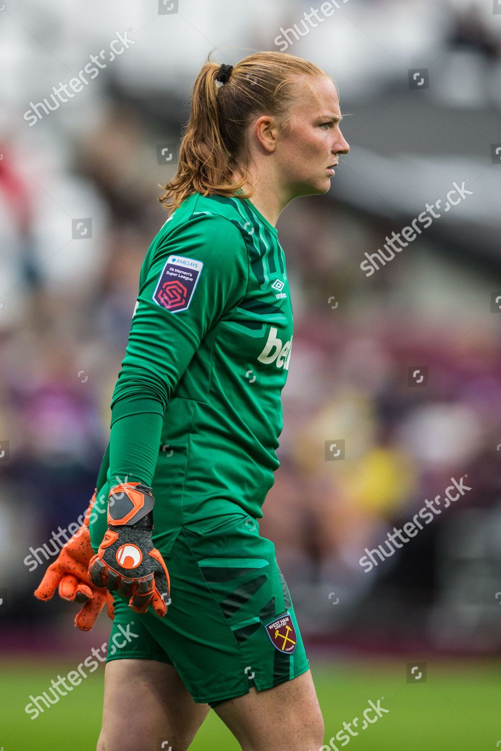 Courtney Brosnan Gk West Ham During Editorial Stock Photo - Stock Image ...