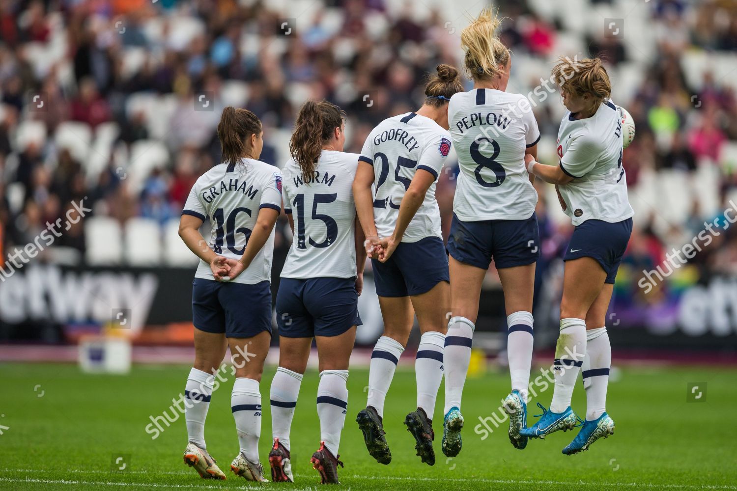 Wall Free Kick During Fa Womens Super Editorial Stock Photo Stock Image Shutterstock