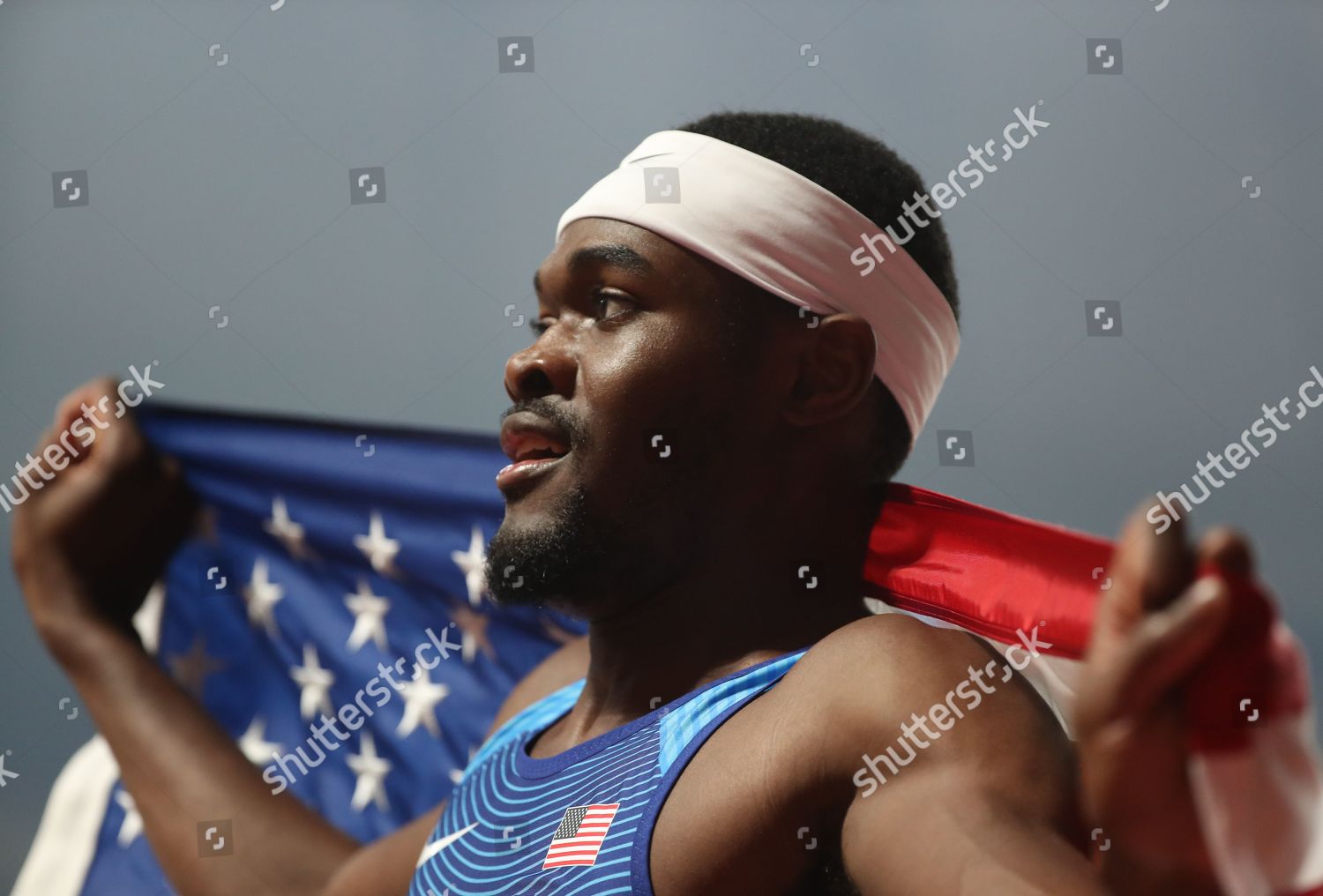 Silver Medalist Rai Benjamin Usa Celebrates Editorial Stock Photo