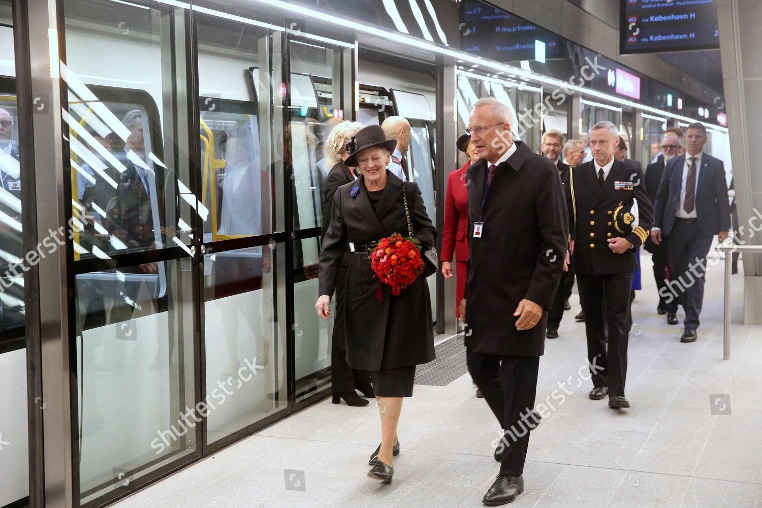 Queen Margrethe Ii During Opening M3 Cityringen