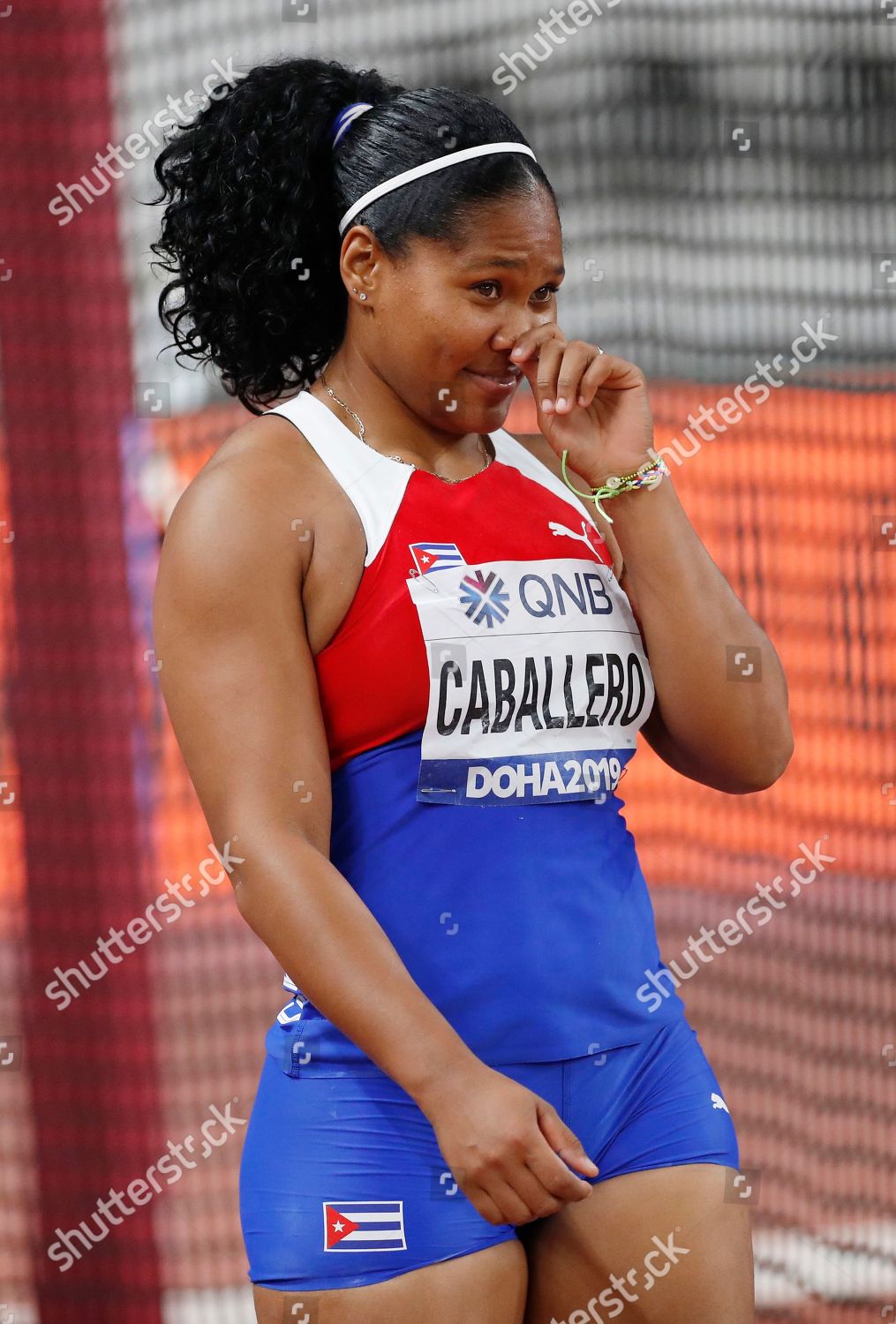 Denia Caballero Cuba Competes Womens Discus Editorial Stock Photo
