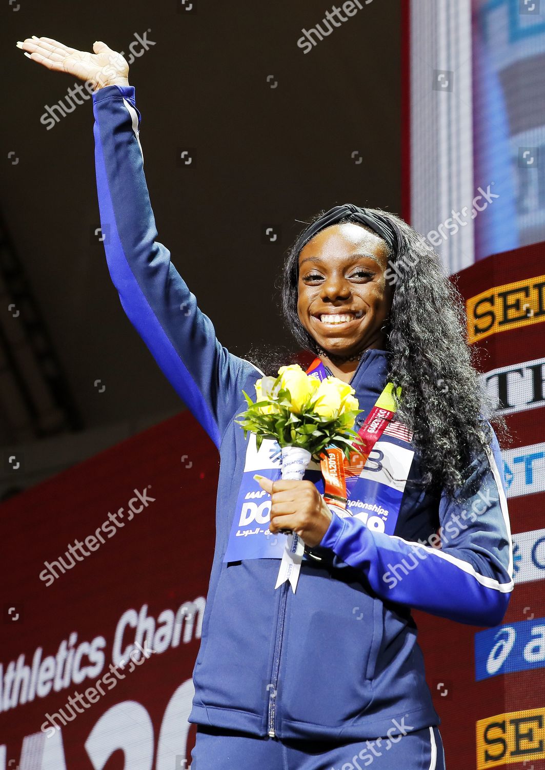 SILVER MEDALIST BRITTANY BROWN USA DURING Editorial Stock Photo Stock Image Shutterstock