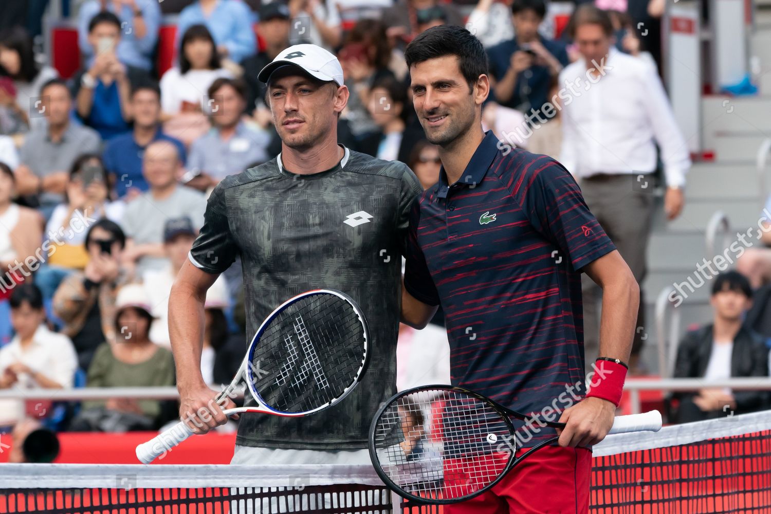 John Millman Novak Djokovic Editorial Stock Photo - Stock Image ...