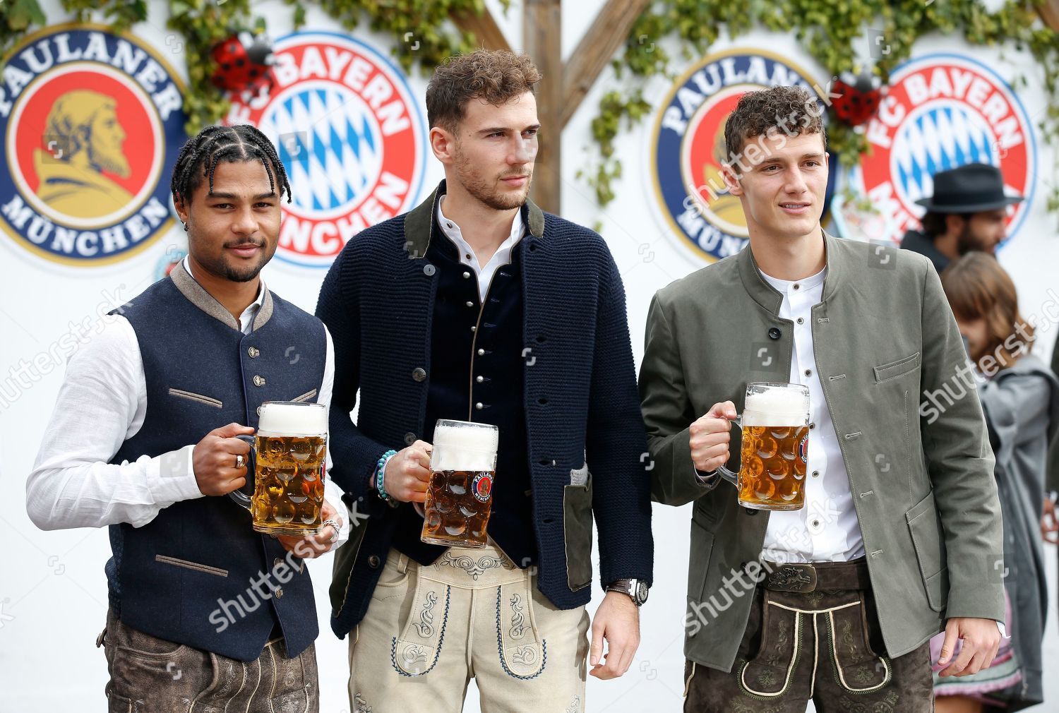 Lr Bayern Munichs Serge Gnabry Leon Goretzka Editorial Stock Photo Stock Image Shutterstock