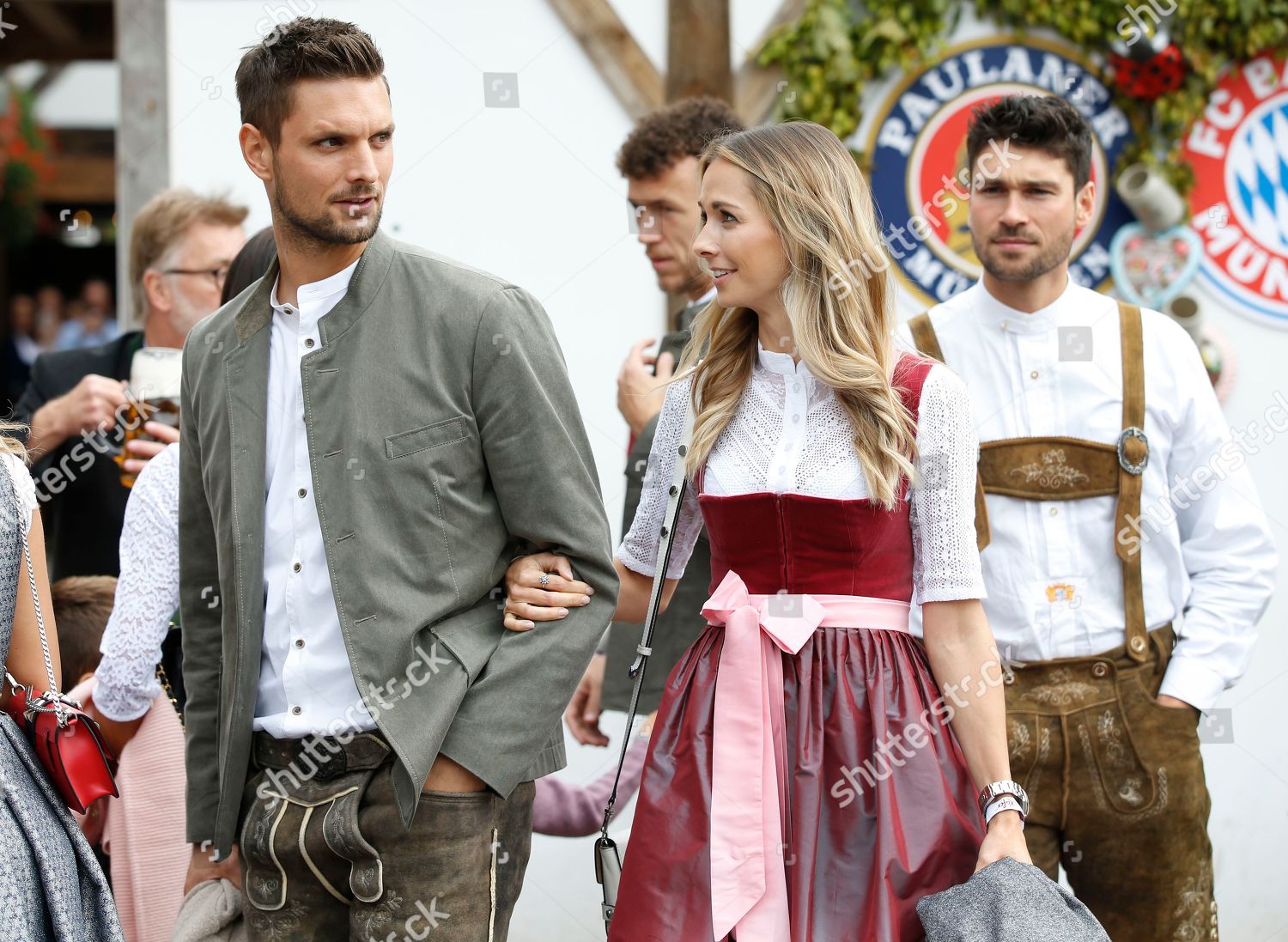 Bayern Munichs Goalkeeper Sven Ulreich His Wife Editorial Stock Photo Stock Image Shutterstock