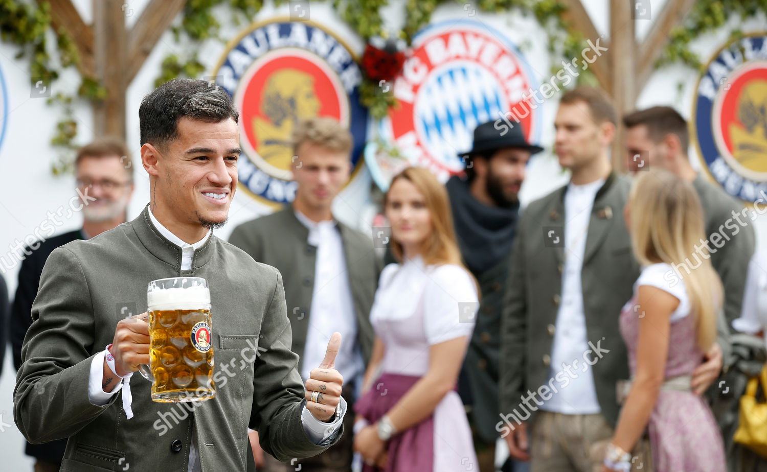 Bayern Munichs Philippe Coutinho Attends Oktoberfest Beer Editorial Stock Photo Stock Image Shutterstock