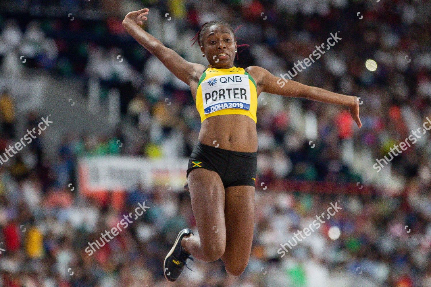 black female long jumper