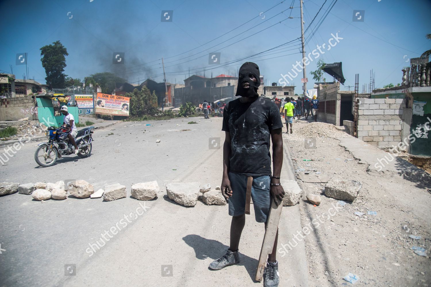 Demonstrators Participate Protest Against President Jovenel Moise