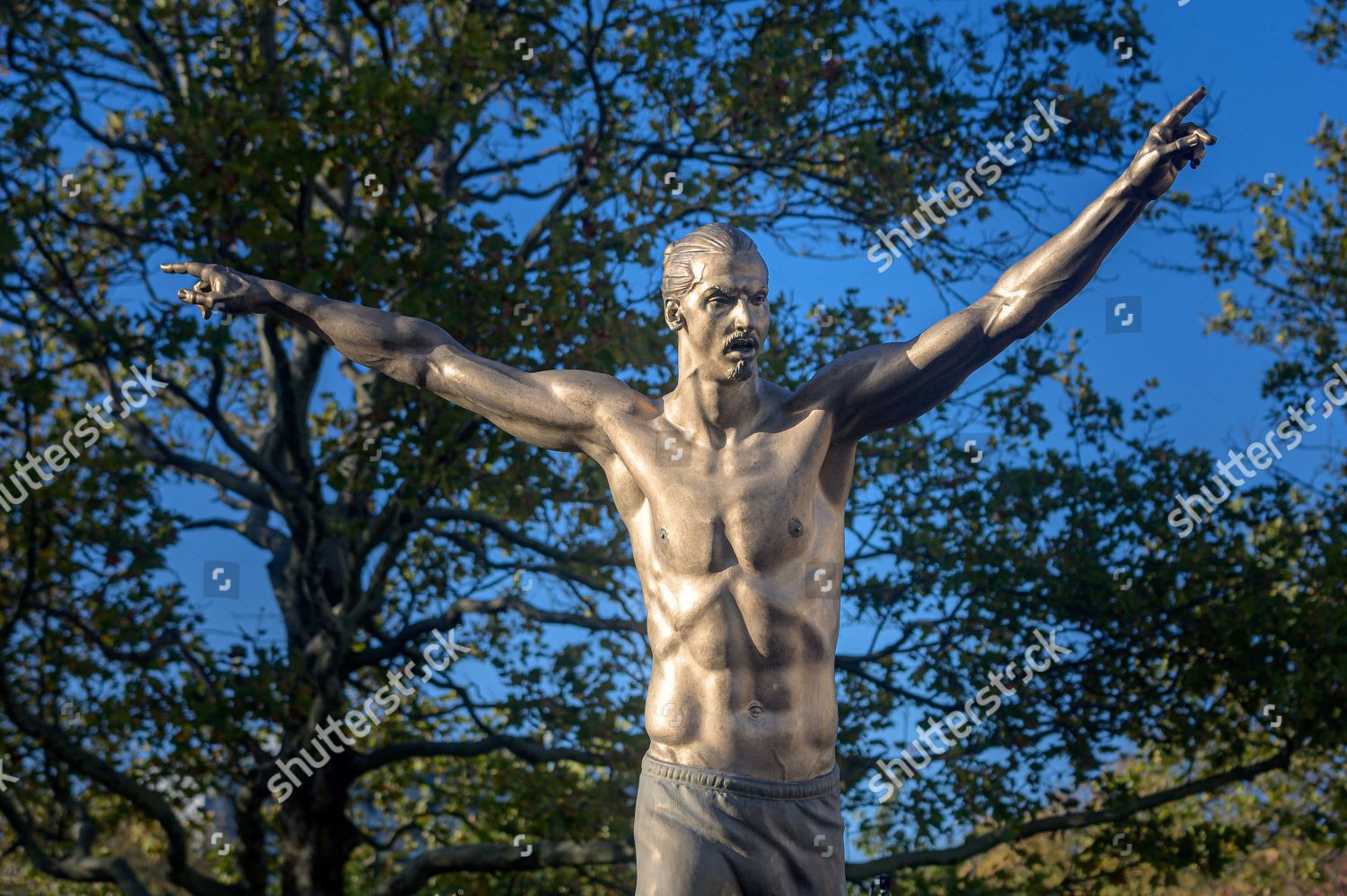 Uncovering Huge Statue Zlatan His Birth Editorial Stock Photo - Stock ...