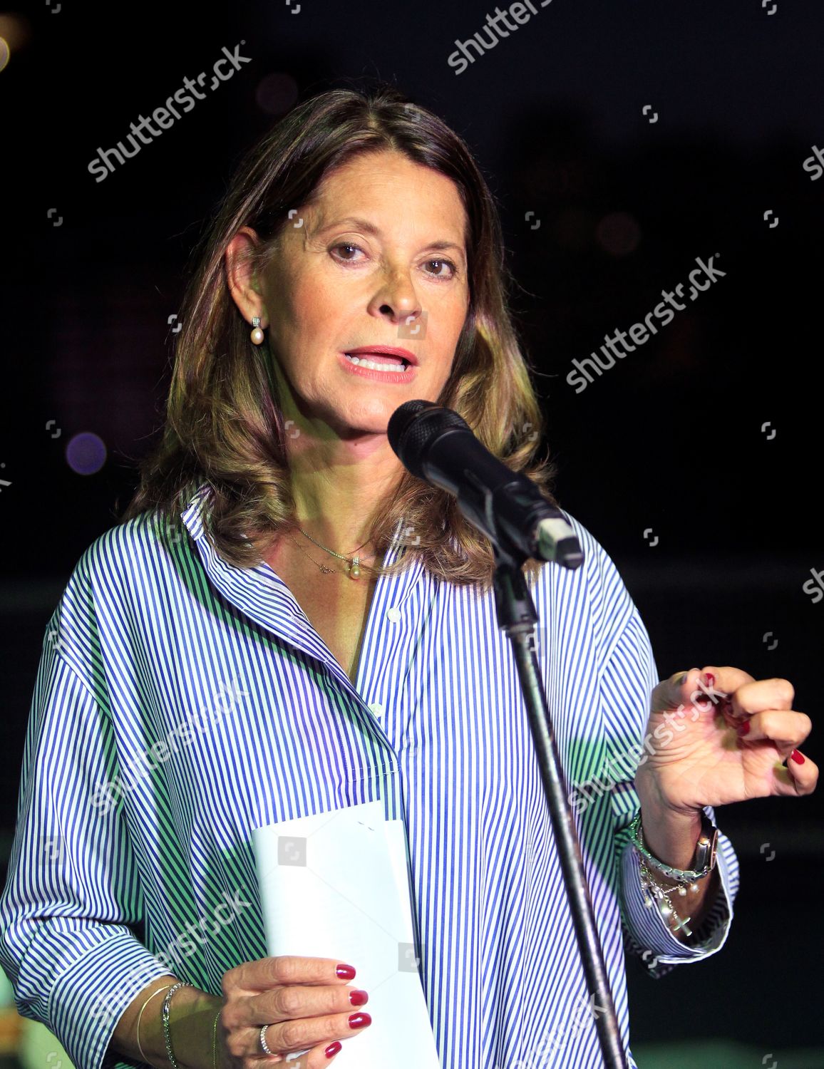 Colombian Vice President Martha Lucia Ramirez Editorial Stock Photo