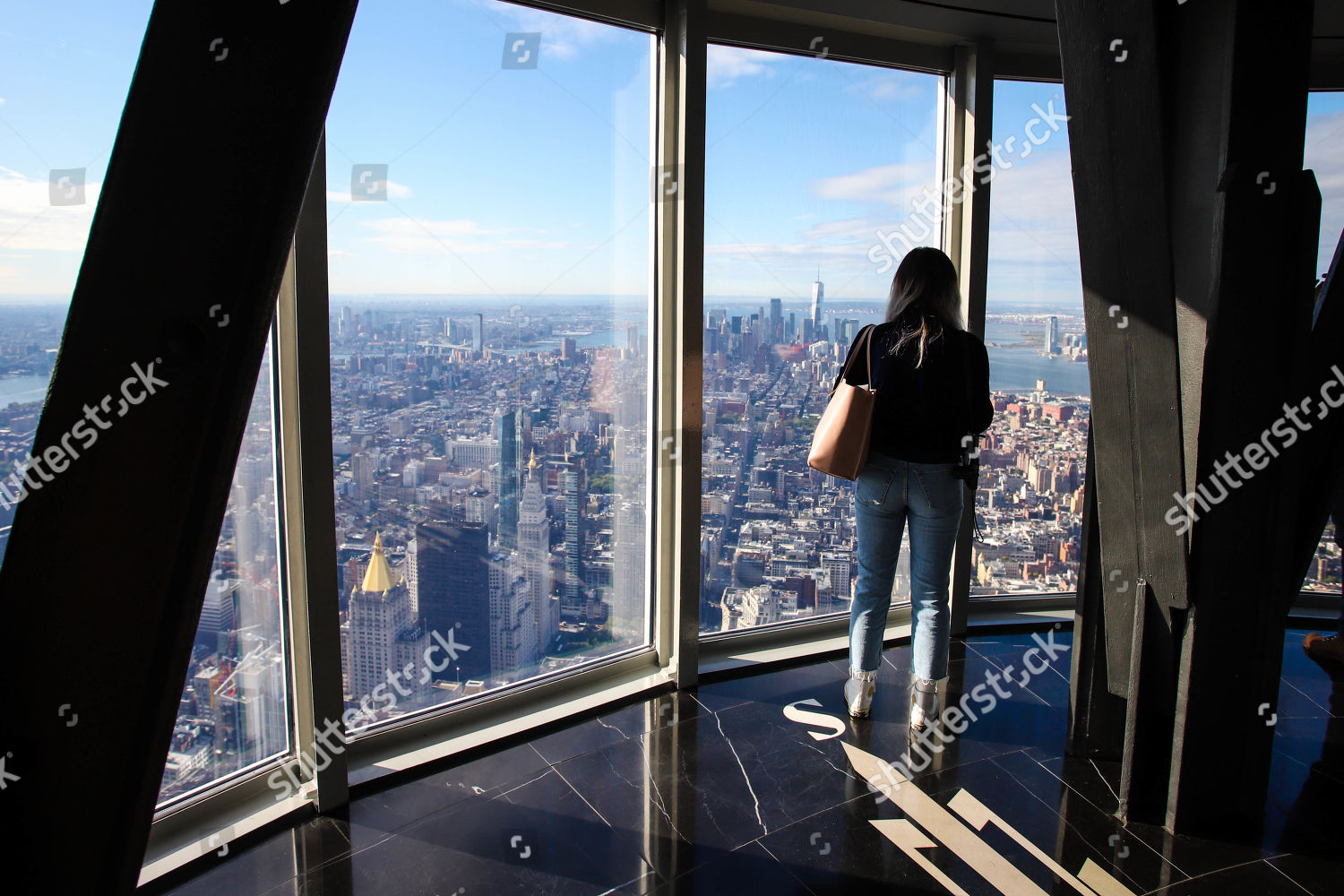 View Manhattan Newly Renovated 102nd Floor Empire Editorial Stock