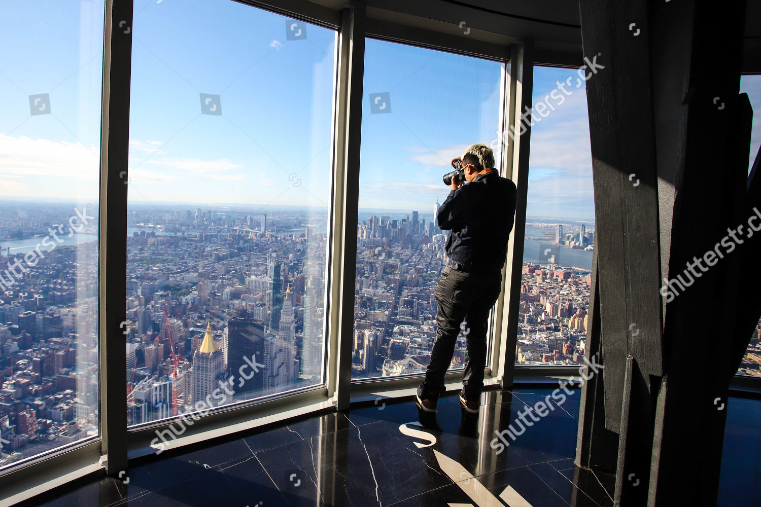 View Manhattan Newly Renovated 102nd Floor Empire Editorial Stock