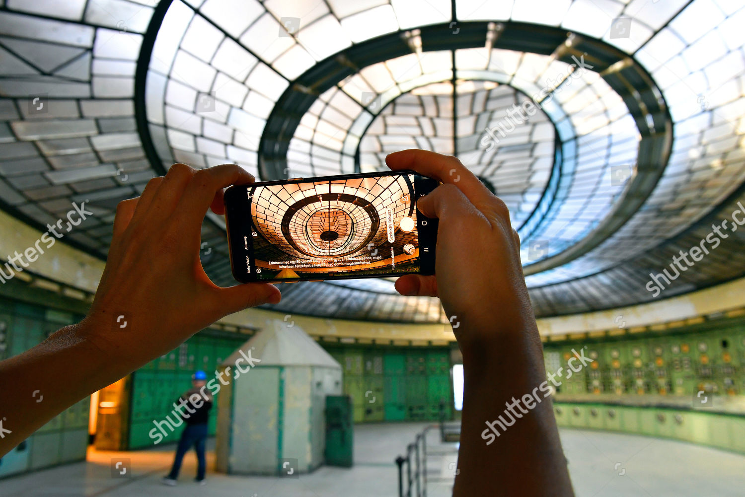 Visitor Photographs Former Control Room Kelenfold Thermal Editorial Stock Photo Stock Image Shutterstock