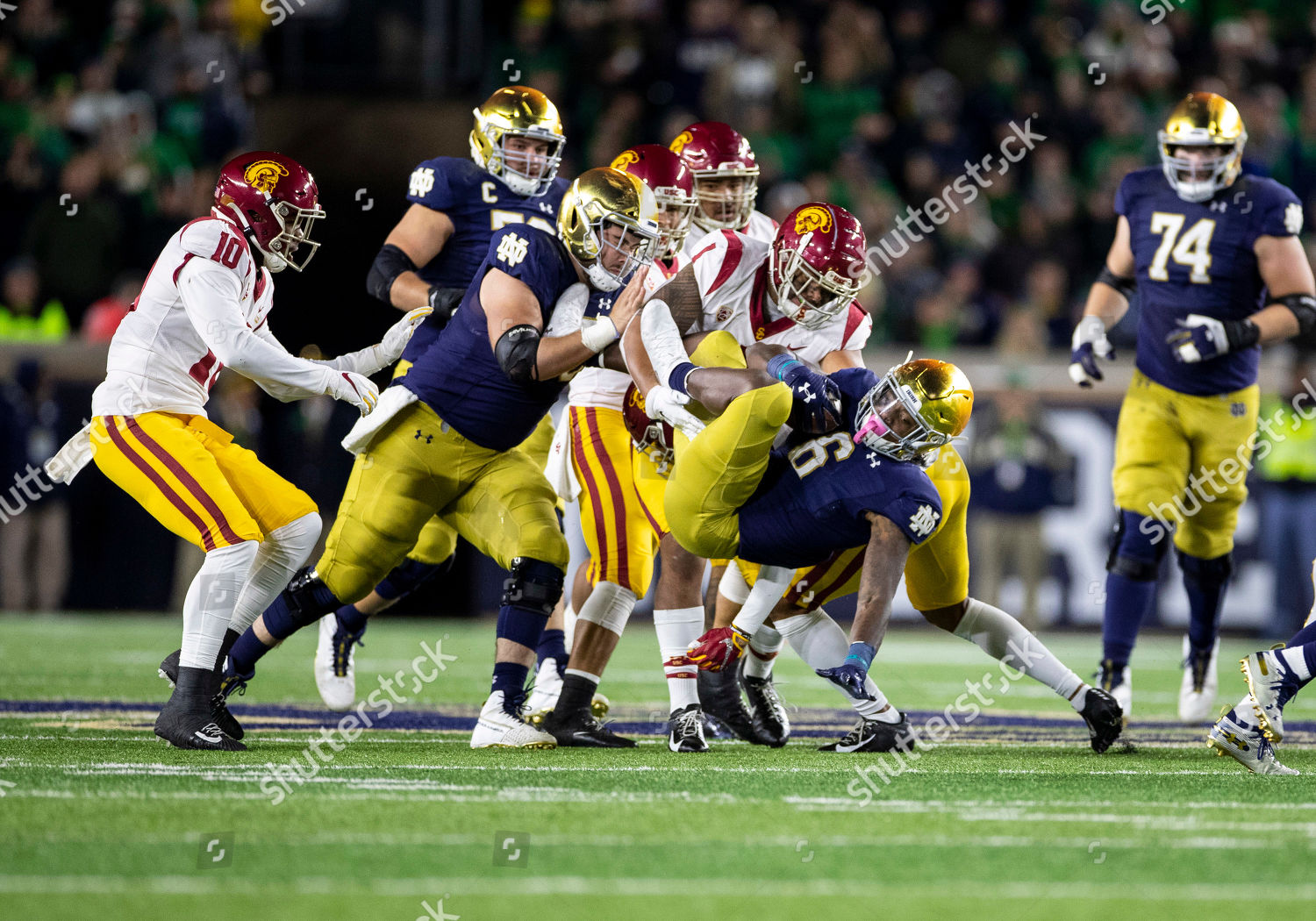 Usc Linebacker Palaie Gaoteote Iv 1 Editorial Stock Photo - Stock Image ...