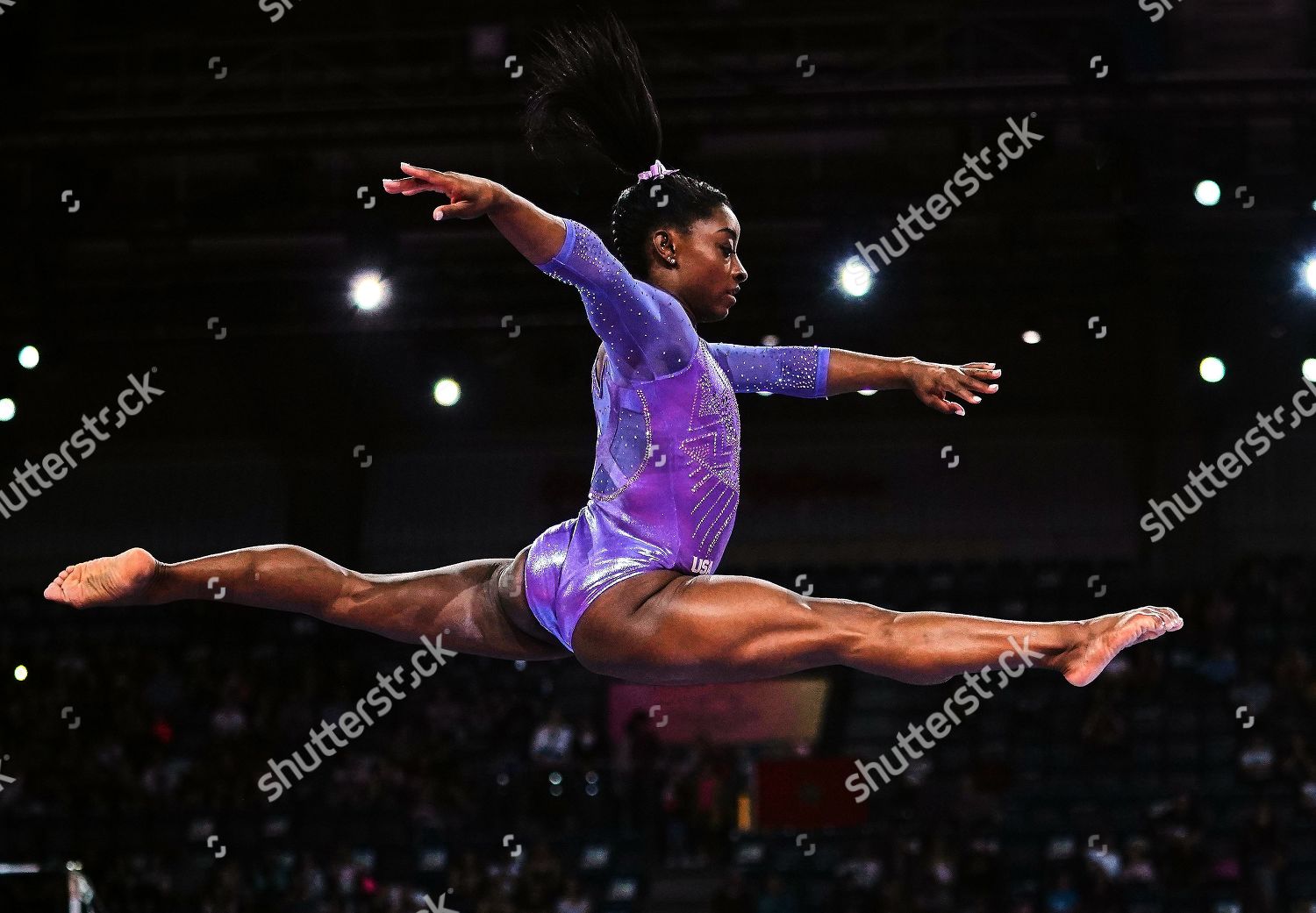 Simone Biles United States America Competing Editorial Stock Photo 