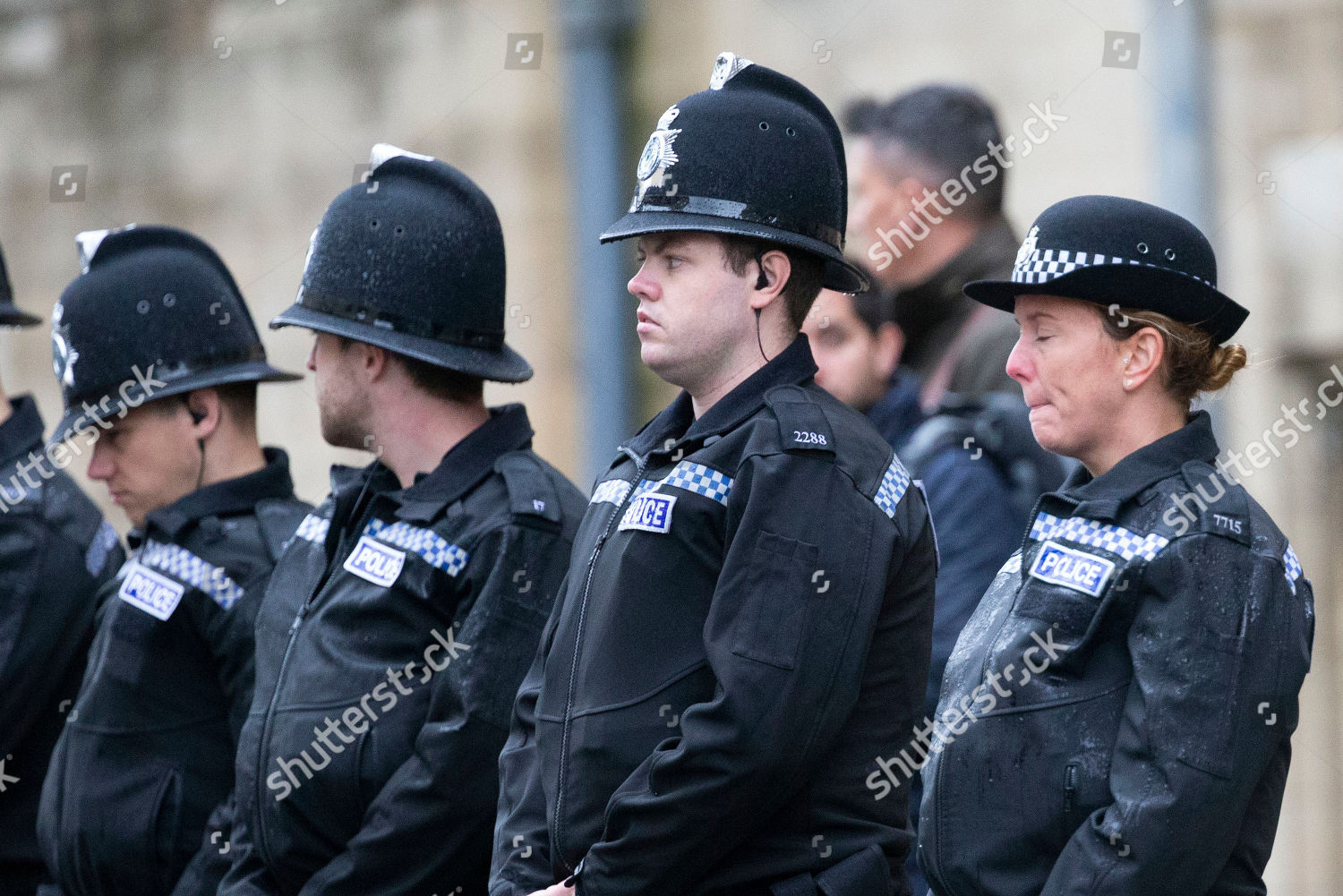 Officers Funeral After Cortege Leaves Christ Editorial Stock Photo ...