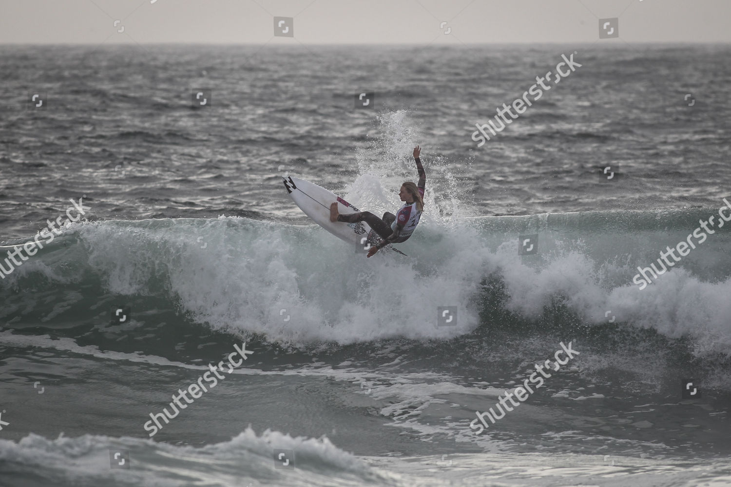 Australian Surfer Macy Callaghan Action During Editorial Stock Photo ...