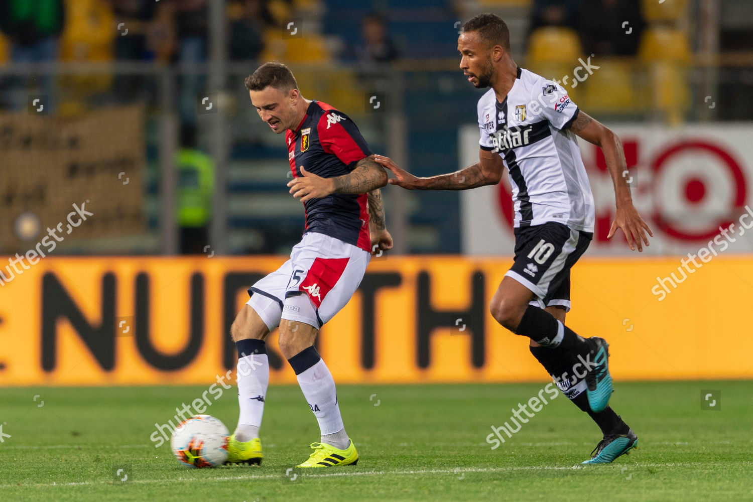 Filip Jagiello Genoa Hernani Azevedo Junior Parma Editorial Stock Photo Stock Image Shutterstock