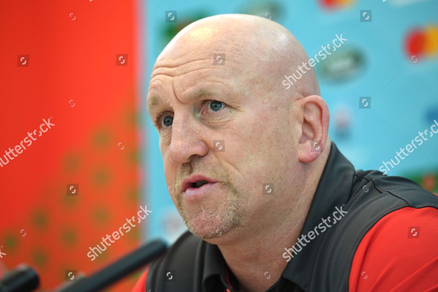 Shaun Edwards Talks Media Editorial Stock Photo Stock Image