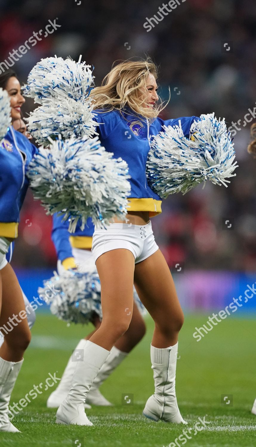 La Rams Cheerleaders Editorial Stock Photo - Stock Image