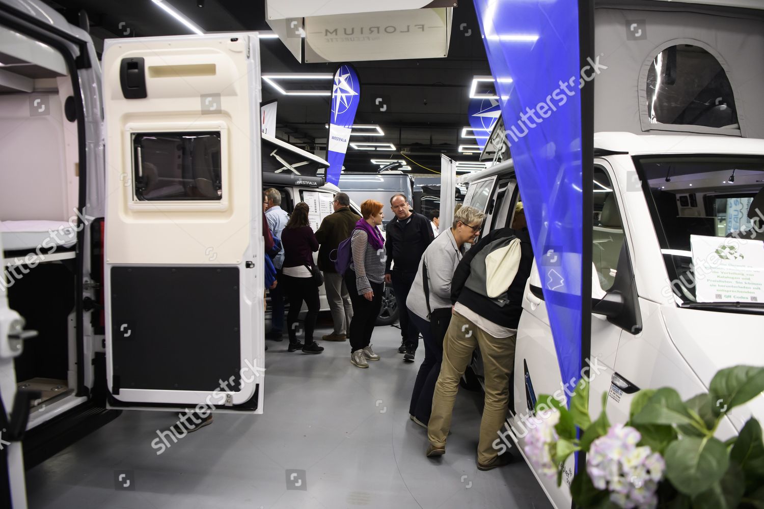 Visitors Eye Interior Motorhome During Suisse Caravane Editorial Stock Photo Stock Image Shutterstock