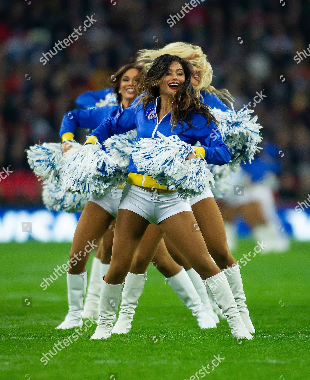 La Rams Cheerleaders Editorial Stock Photo - Stock Image