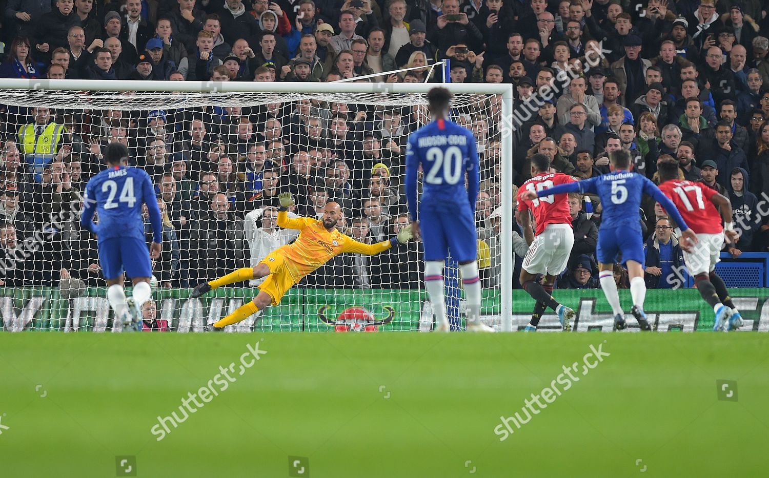 Goal Marcus Rashford Manchester Utd Scores Editorial Stock Photo ...