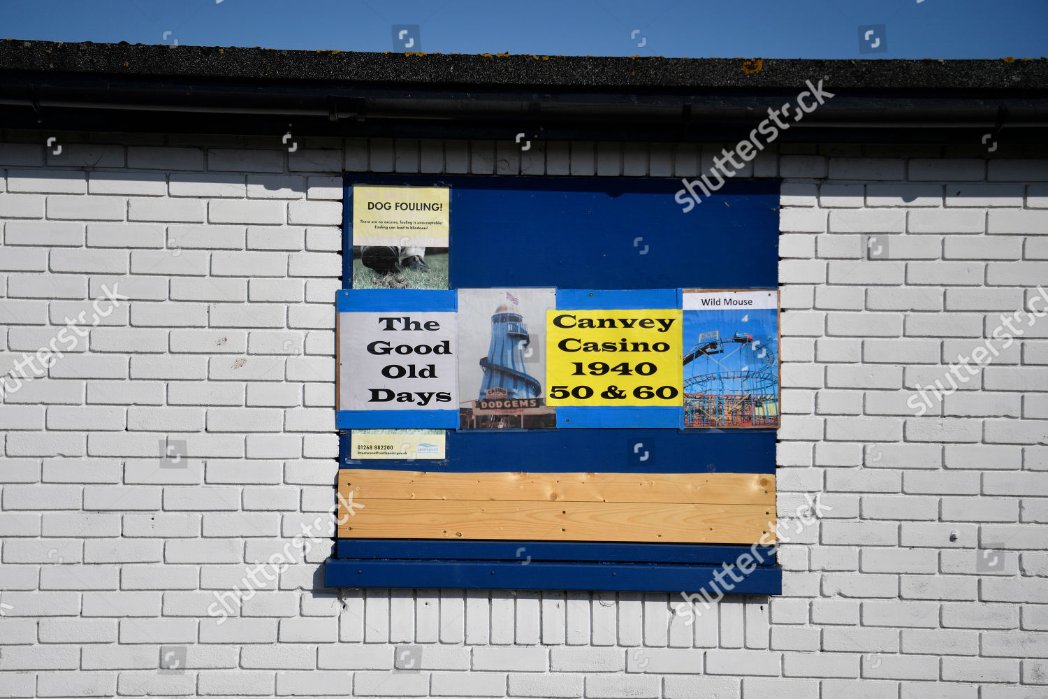 Sign On Building Canvey Island East Editorial Stock Photo Stock Image