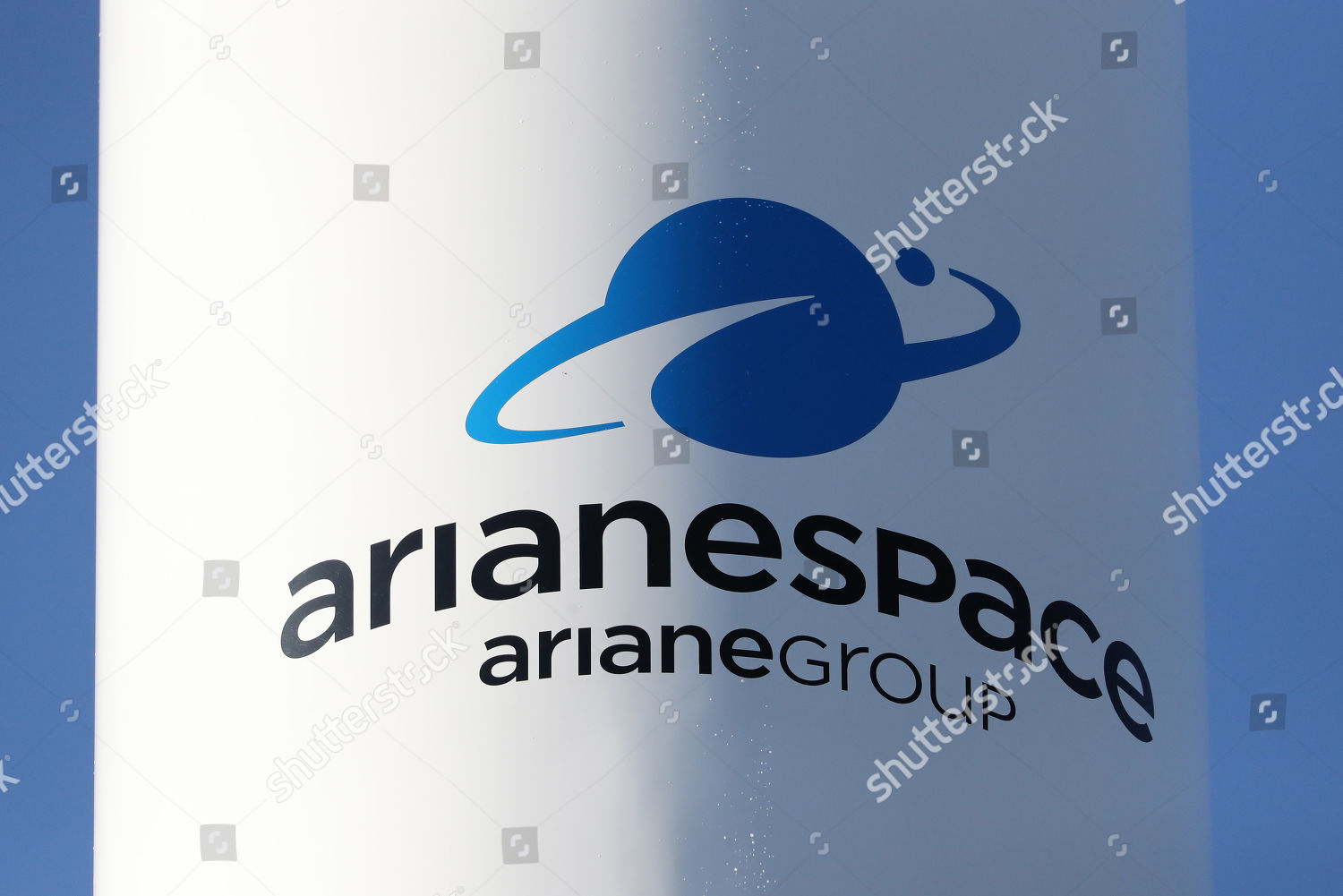 Arianespace Logo On Ariane 6 Scale Editorial Stock Photo - Stock Image ...